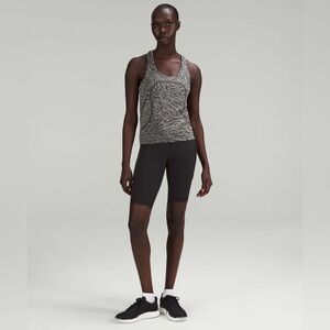 Lululemon Swiftly Tech Racerback Tank Top Race Length Primal Clash Black Size 4